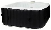 Inflatable Spa Sunspa Квадратек Черен 4 Хора (155 x 155 x 65 cm)