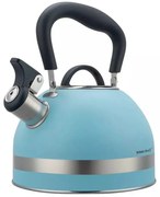 Свирещ чайник Kinghoff KH 1857, 1.8 л, Индукция, Топлоизолирана дръжка, Син