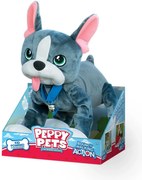 Peppy Pets - Плюшен любимец за разходка навън - Кученце Булдог 160005