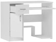 Модерно бюро за писане, компютърно бюро MODERN N-10 - различни цветови варианти Бял