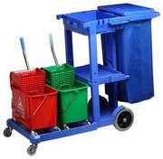 Количка за почистване синя (125x51x95cм.) 033GW GX