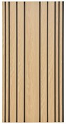 Акустичен декоративен стенен панел atmosphera Colva, MDF, 120x60 cm, Светло дърво