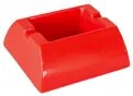 Меламинов пепелник правоъгълен червен 10,6x9,2см CN-(7772-3) - Horecano