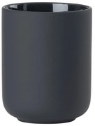 Черна керамична чаша за четки за зъби Ume - Zone