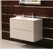 Конзолен PVC шкаф ICP 9060 R /ДЯСНО КОРИТО/ с умивалник, 90x46x60см