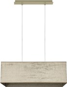 Пендел БРИК, никел, абажур Сарай Бронз, 2xE27