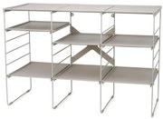 Регулируем рафт за обувки Joseph Joseph 55009, 12 чифта, 3 рафта, Стоманена основа, Екрю