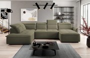 Ъглов диван Morello XL-Xaki-Left