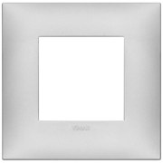 VIMAR 09662.21 Декоративна рамка технополимер, 2M, Сребърен мат, NEVE UP