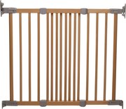 Baby Dan - Преграда Flexi Fit wood - Natural/Silver