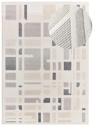 Килим в светлосиво и слонова кост 133x190 cm Flora – Universal