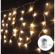 Aigostar - LED Екстериорни Коледни лампички 200xLED/8 функции 13x0,4 м IP44 топло бял