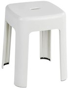 WENKO 22160100 - Табуретка ALASKA 37x45,5 cm бяла