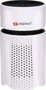 Пречиствател на въздух Alpina, 1.5W, До 6м2, 6 м3/ч, HEPA 13, Йонизатор, USB A, Бял