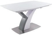 Разтегателна трапезна маса OMIS - бяла