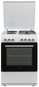 Готварска печка VOX GHT 6220 W, 5600W, 65 л, Клас А, 2 газови и 2 електрически котлона, 8 функции, До 250C, Бял