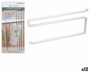 Поставка за Кухненска Хартия Confortime Бял Метал 26 x 10 x 1,3 cm (12 броя)