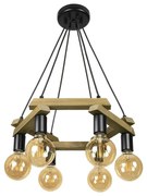 Полилей ПОРТО, орех, 6xE27