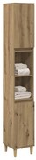 857103 vidaXL Шкаф за баня, дъб артизан, 30x30x190 см, инженерно дърво