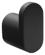 Матово черна стенна месингова кука Flori – Sapho