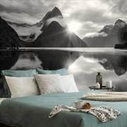 Фототапет – Черно-бял изгрев на Нова Зеландия
