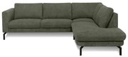 Тъмнозелен ъглов диван (десен ъгъл) Gomero – Scandic