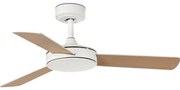 FARO 33603DCWT- Вентилатор за таван MINI MALLORCA S кафяв/бял Ø 106 см WT + д.у.
