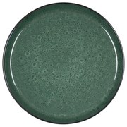 Зелена/черна глинена чиния ø 27 cm Gastro Green/Black – Bitz