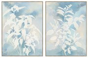 Картина DKD Home Decor Лист на растение (90 x 4 x 120 cm) (2 броя)