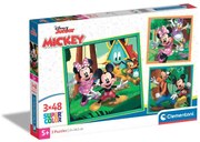Clementoni - Пъзел Mickey and Friends 25298 3х48 части