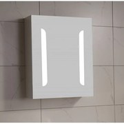Огледален PVC шкаф ICMC 4514-55, Inter Ceramic, с LED осветление, 45x14x55см