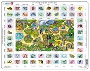 Larsen - Пъзел: Образователен – "Научи английски 5" – 70 части, голям