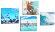 Комплект картини – Крайбрежен пейзаж