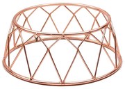 Horecano - Метална 3D стойка дисплей "Корона" с неплъзгащо медно покритие 25х21.2х10см(921104RC)