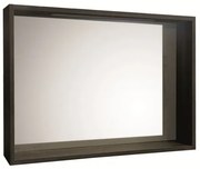 LED огледало за баня с рамка от шперплат, 60х90см, Inter Ceramic, ICMC 6012-90