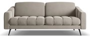 Бежов кадифен диван 202 cm Nalu – Makamii