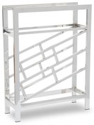 Метална стойка за вино в лъскаво сребро за 12 бутилки Barolo - Premier Housewares