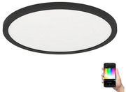 Eglo 900091 - LED RGBW Димируем плафон ROVITO-Z LED/14,6W/230V черен