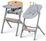 KinderKraft - LIVY столче за хранене дърво + CALMEE шезлонг