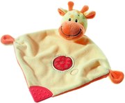 Heunec - Бебешка кърпа за гушкане, Жираф, 28 см.