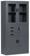 Метален шкаф Carmen CR-1240 E SAND - графит