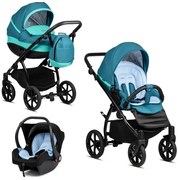 Бебешка количка 3в1 Zaza BUBA - Sea Blue