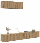 3329008 vidaXL Комплект от 3 части за монтиране на телевизор на стена