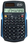 Настолен калкулатор Forofis 91587, 10-разряден LCD дисплей, Соларна енергия, Черен