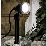 Eglo 33579 - Черна външна LED RGBW лампа NEMA-C 1xGU10/5W/230V IP44