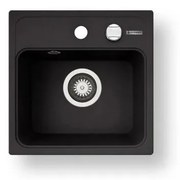 Pyramis 70168201 - Мивка CAMEA MINI 40x40 см гранит, черна