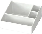 Horecano - Хотелска поставка за комплименти 4 разделения бяла 105x102x50mm (512804IV