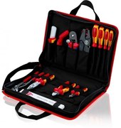 Knipex Комплект в чанта Kompakt с 12 бр. инструменти VDE 1000V за сервизни техници,  - K002111