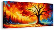 Картина на платно – Есенното дърво на живота