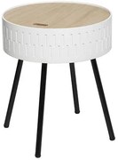 Холна маса със съхранение atmosphera Shiro - Бял